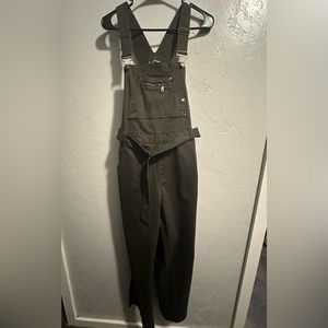 Olive green Buffbunny Over It Alls